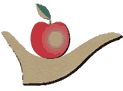 изобразительный знак Рука с яблоком